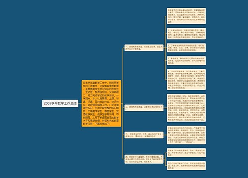 2009学年教学工作总结