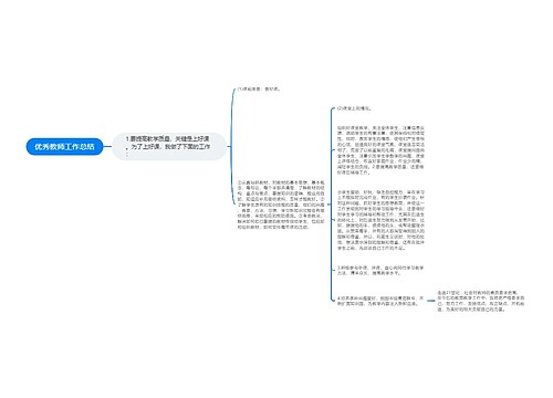 优秀教师工作总结