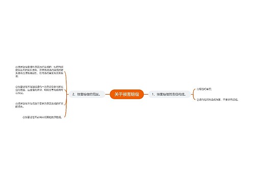 关于损害赔偿