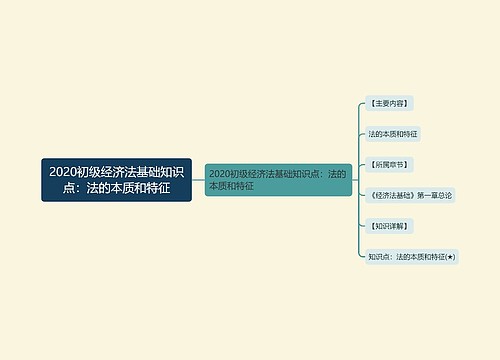 2020初级经济法基础知识点：法的本质和特征