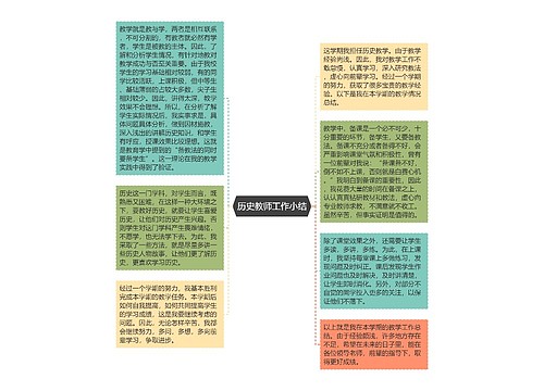 历史教师工作小结