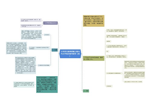 小学语文教师招聘之现当代文学知识备考指导（四）