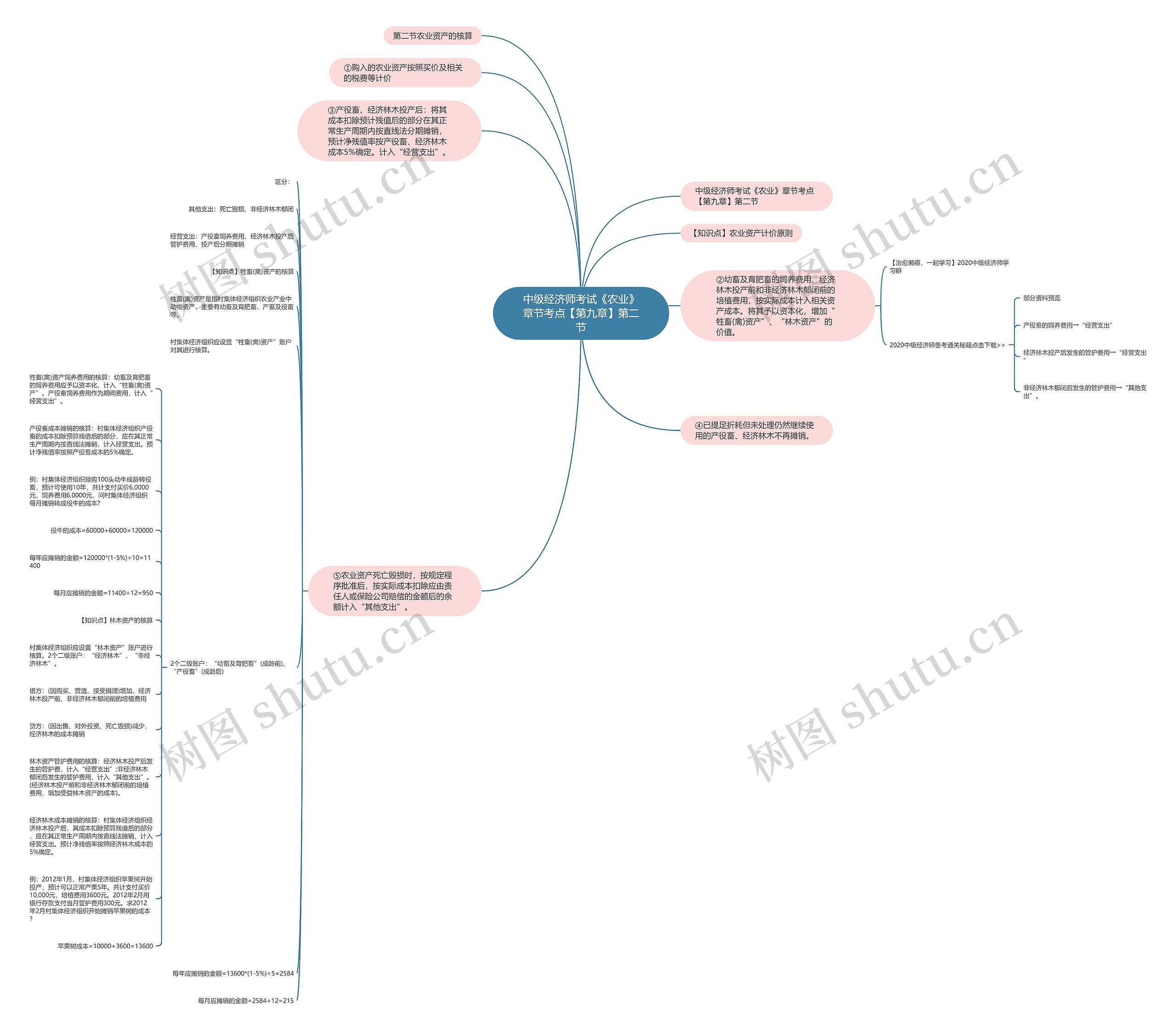 中级经济师考试《农业》章节考点【第九章】第二节思维导图
