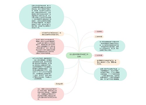 幼儿园中班教师年度工作总结