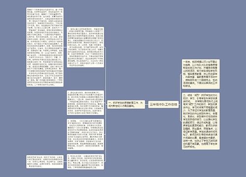 三年级中队工作总结