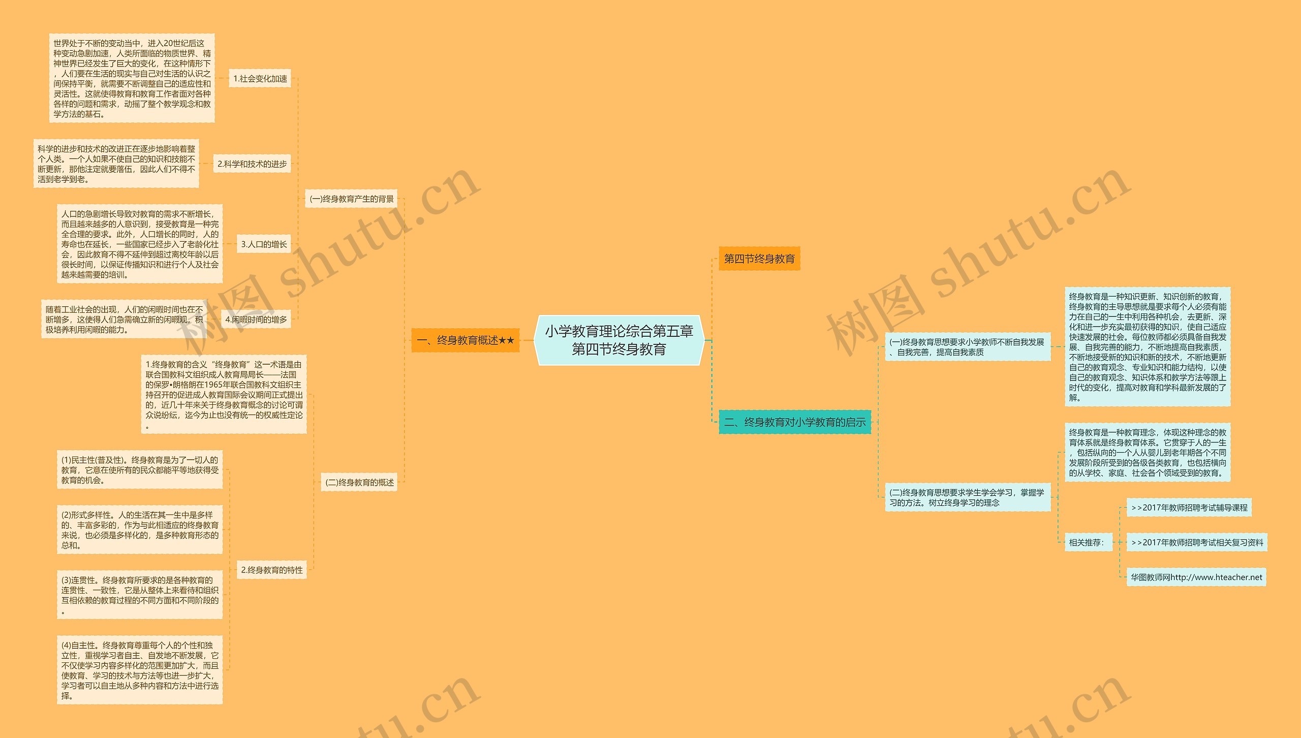 小学教育理论综合第五章第四节终身教育