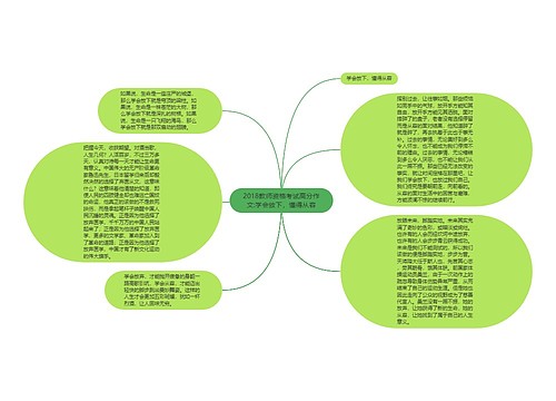 2018教师资格考试高分作文:学会放下，懂得从容