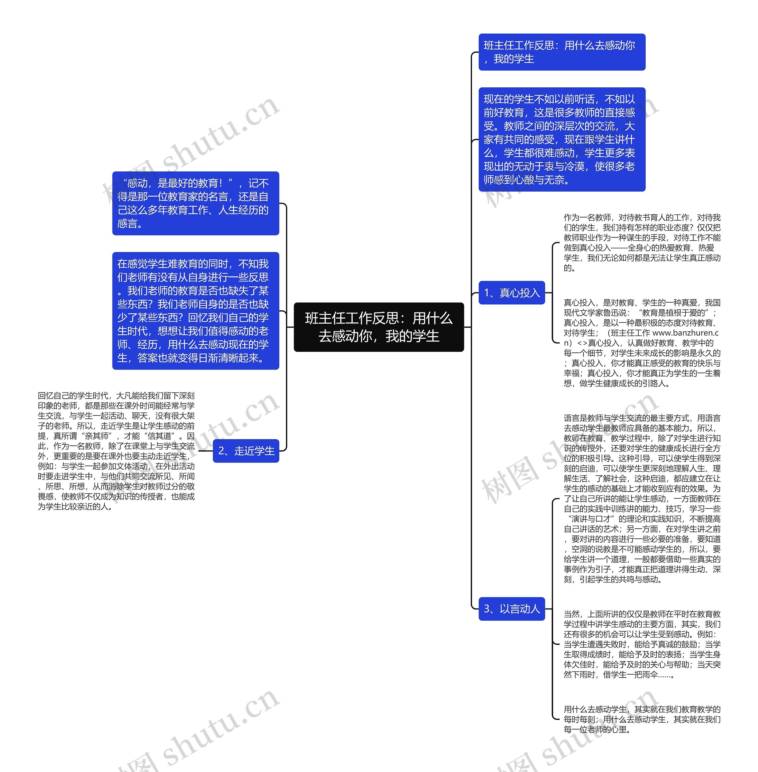 班主任工作反思：用什么去感动你，我的学生