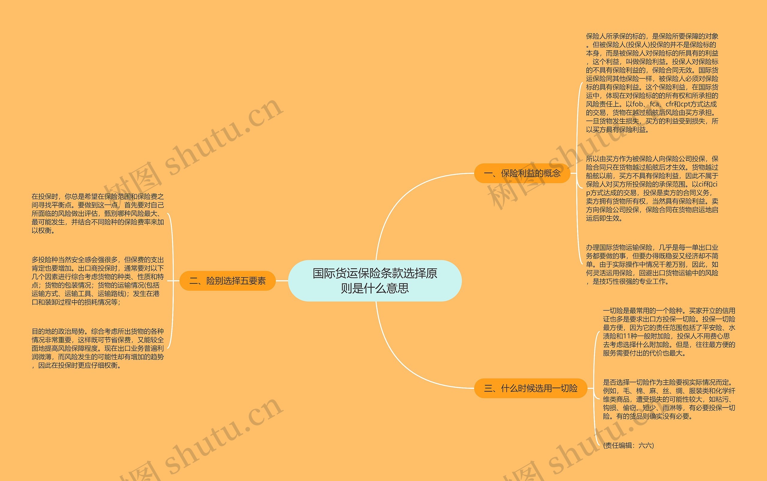 国际货运保险条款选择原则是什么意思