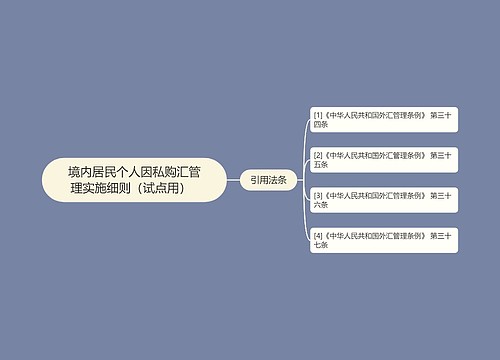 境内居民个人因私购汇管理实施细则（试点用）  