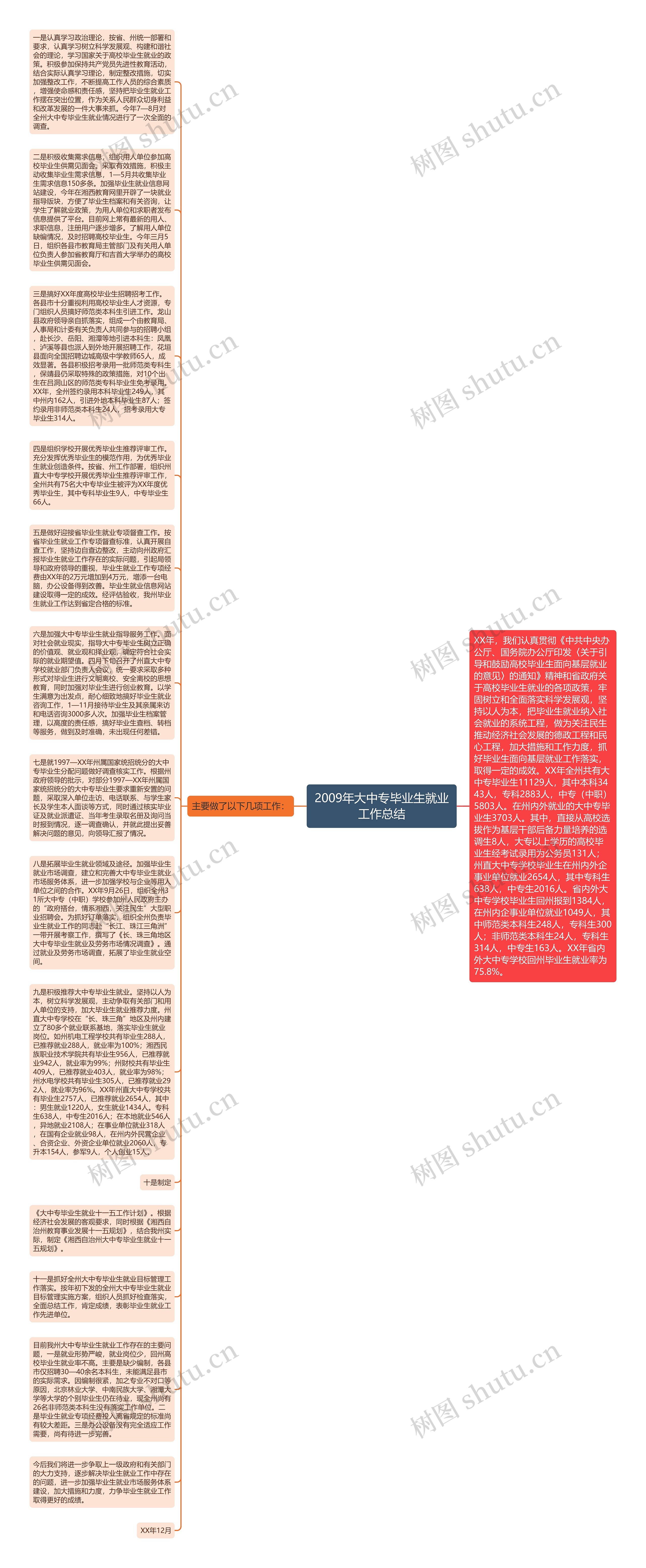 2009年大中专毕业生就业工作总结