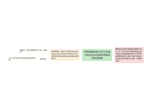 平罗县税务局12月15日施工扬尘企业征收环保税培训时间安排