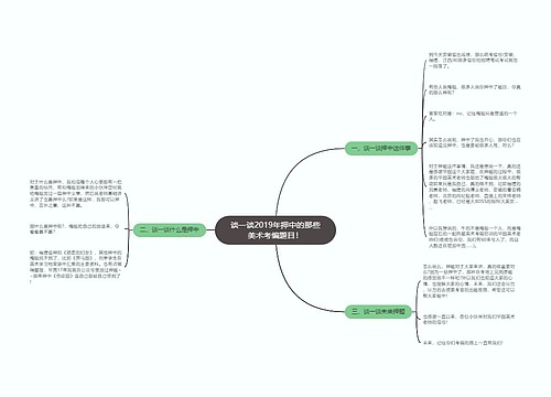 谈一谈2019年押中的那些美术考编题目！