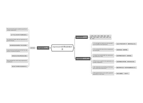 expression的用法总结大全