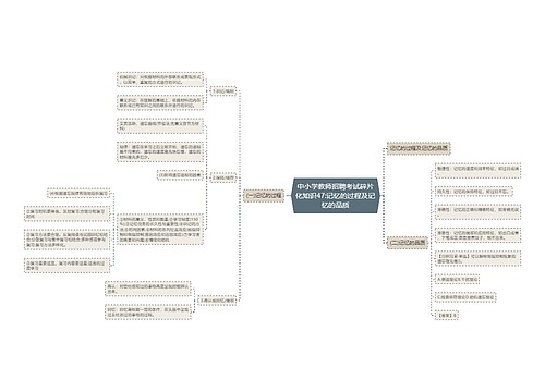 中小学教师招聘考试碎片化知识47:记忆的过程及记忆的品质