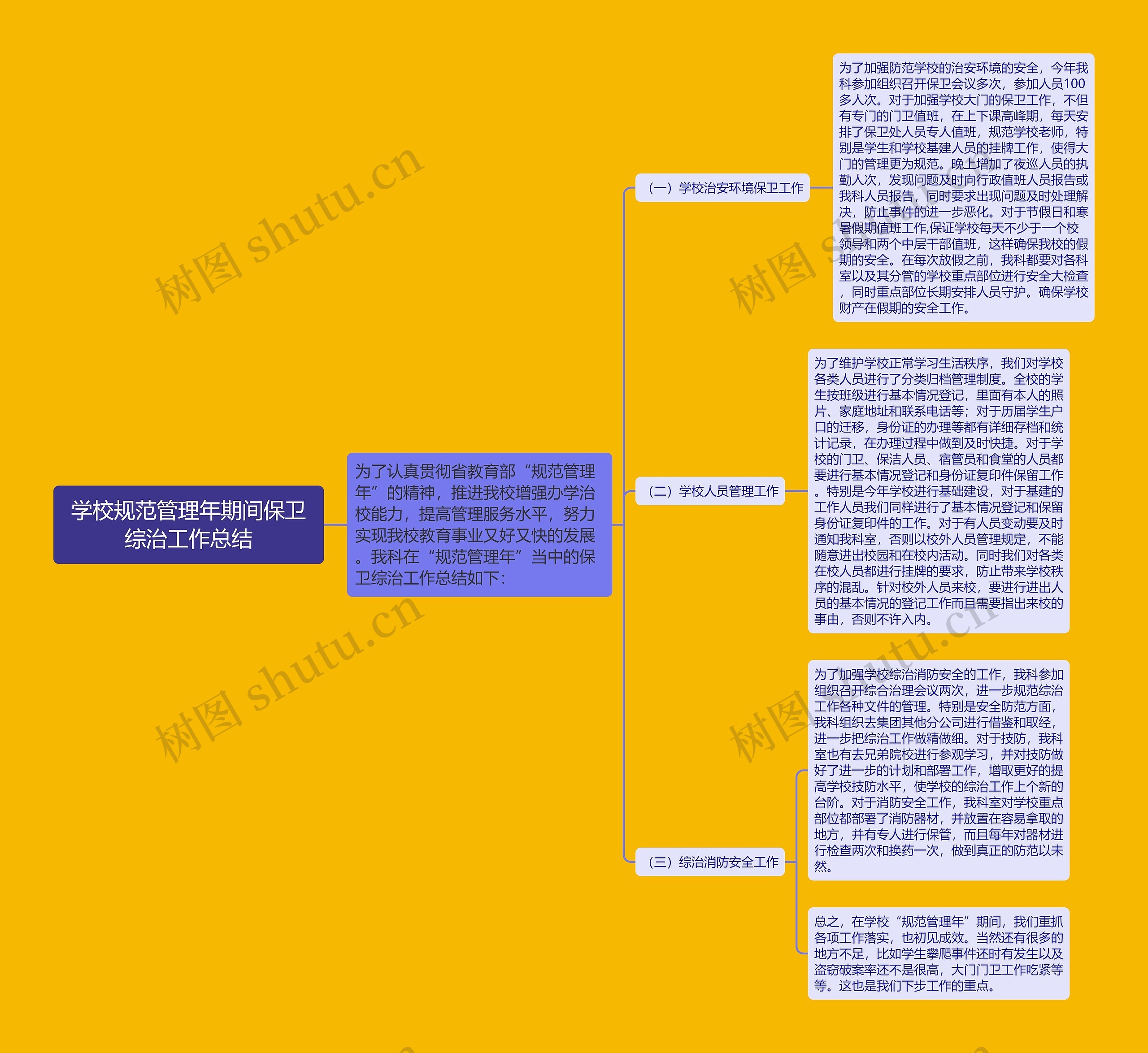 学校规范管理年期间保卫综治工作总结