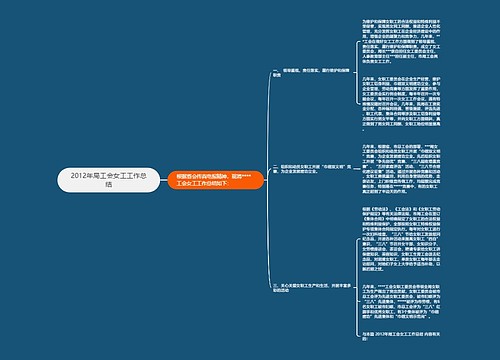 2012年局工会女工工作总结