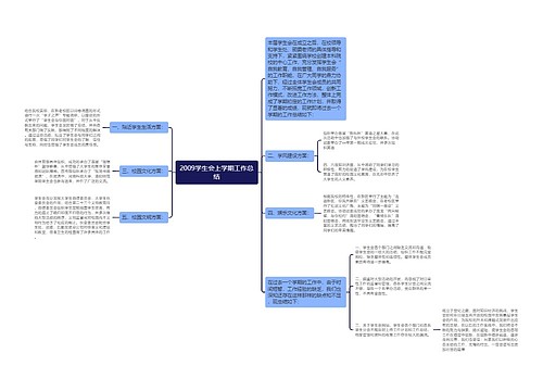 2009学生会上学期工作总结