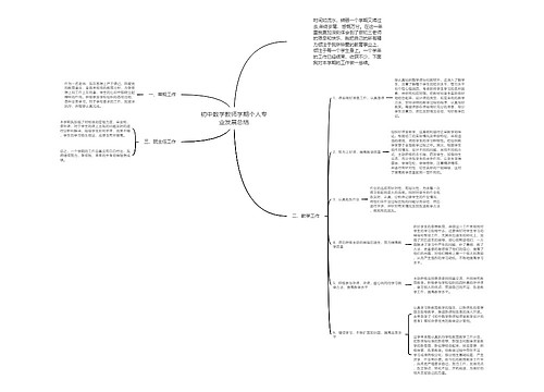 初中数学教师学期个人专业发展总结