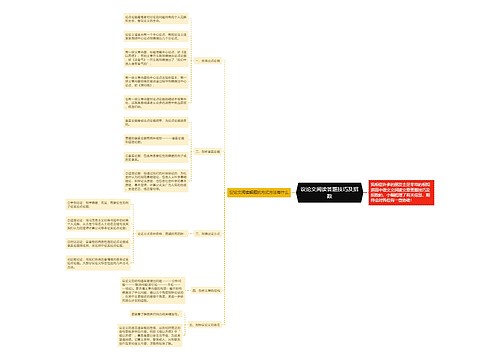 议论文阅读答题技巧及招数
