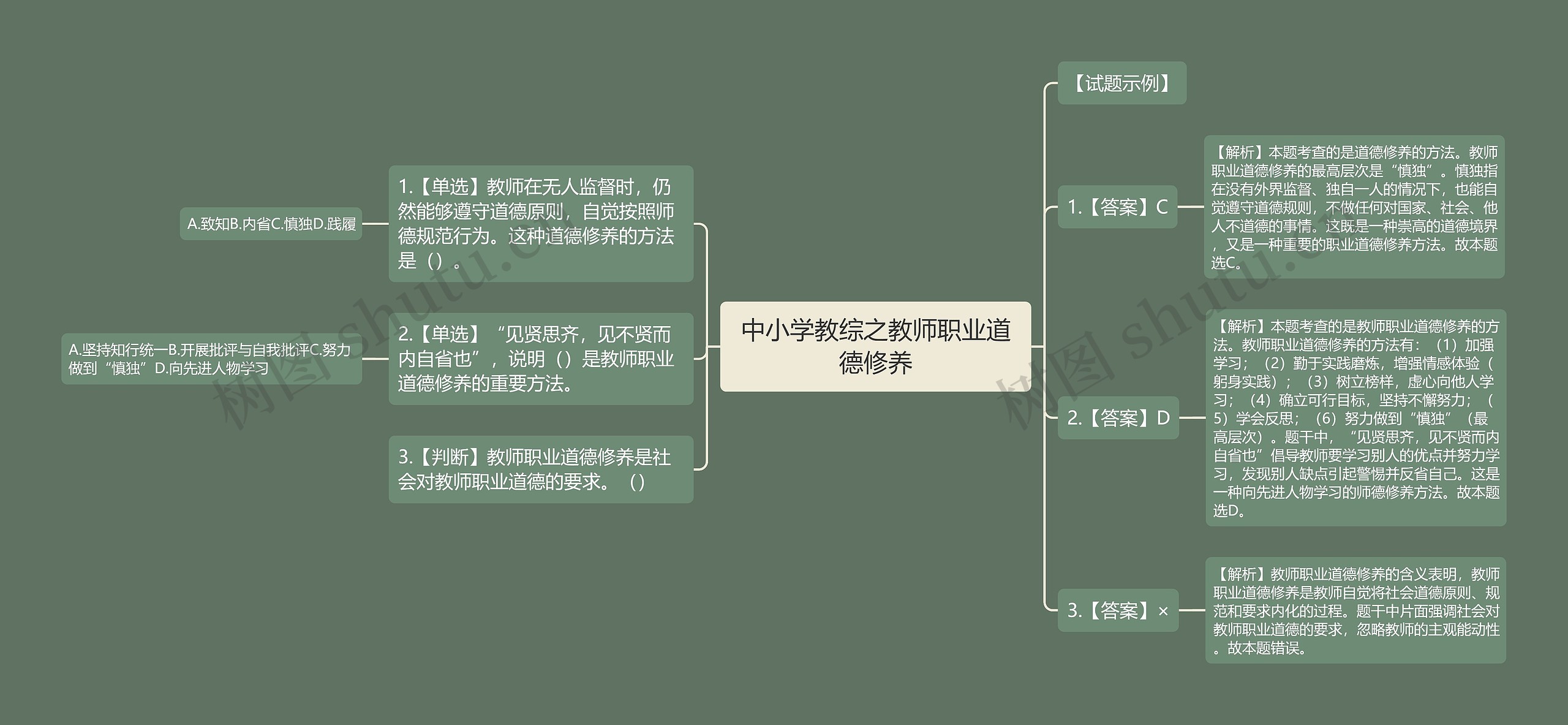 中小学教综之教师职业道德修养