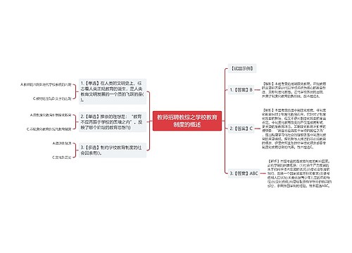 教师招聘教综之学校教育制度的概述