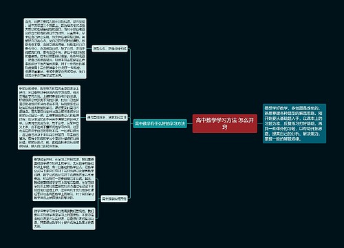 高中数学学习方法 怎么开窍 高中数学学习方法 怎么开窍