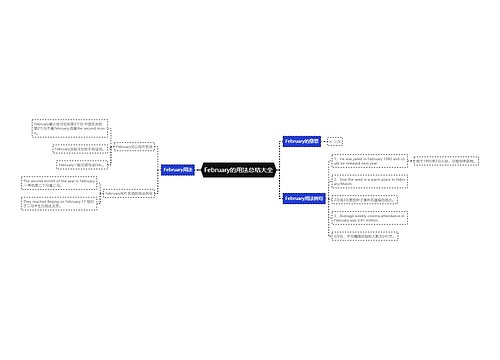 February的用法总结大全