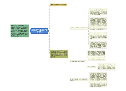 信息技术学科教育教学工作总结