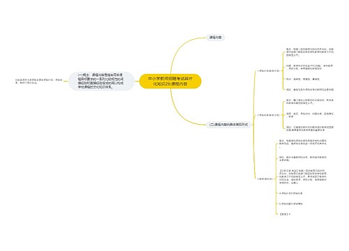 中小学教师招聘考试碎片化知识26:课程内容
