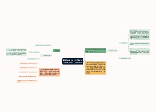 2020初级会计《初级会计实务》知识点：货币资金