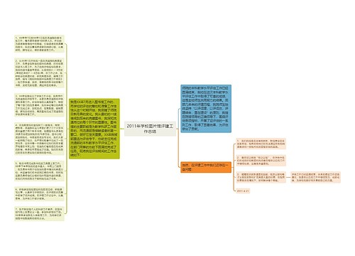 2011年学校图片馆评建工作总结