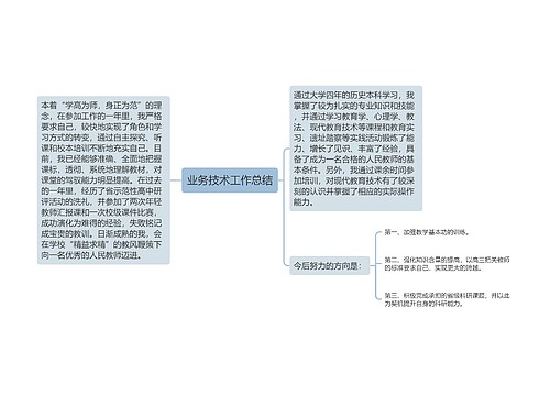 业务技术工作总结