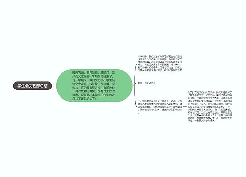 学生会文艺部总结