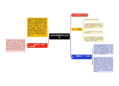 2009年体育部年终工作总结