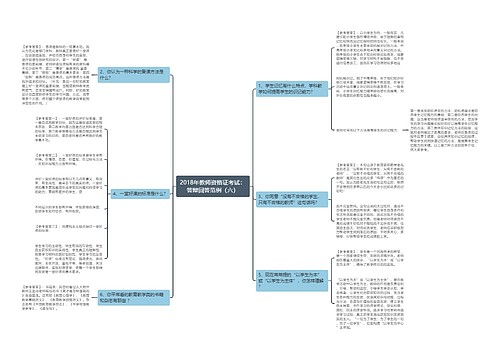 2018年教师资格证考试：答辩回答范例（六）