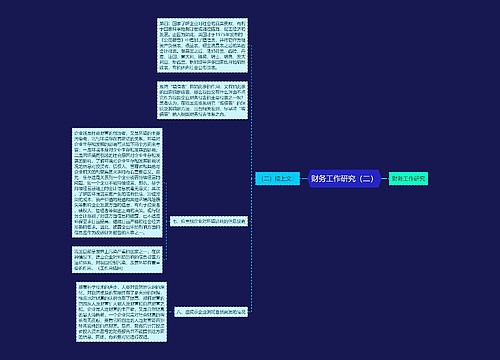 财务工作研究（二）