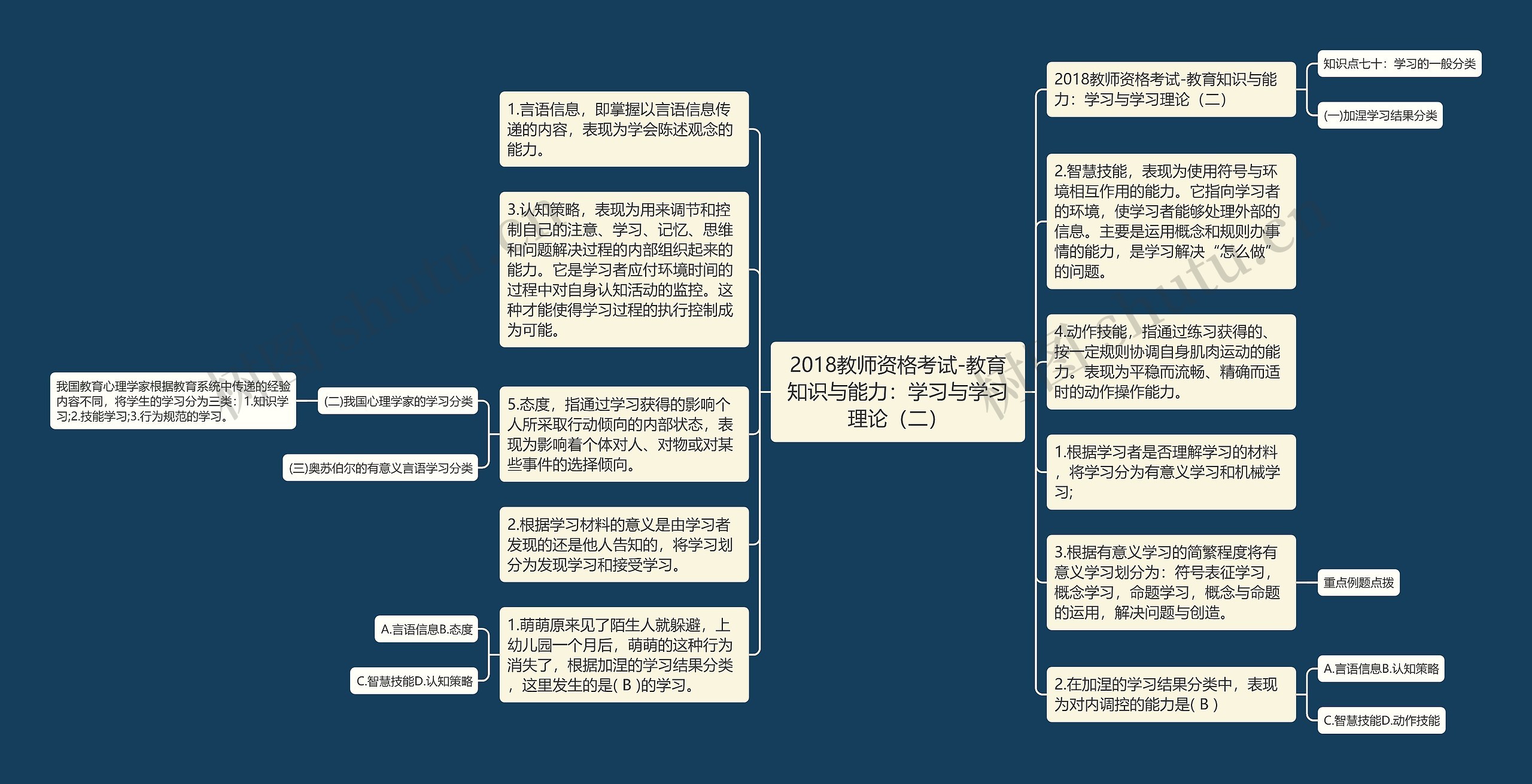 2018教师资格考试-教育知识与能力：学习与学习理论（二）