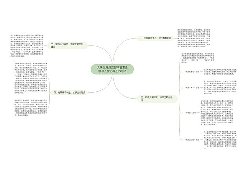 大学生党员支部丰富理论学习入党心得工作总结