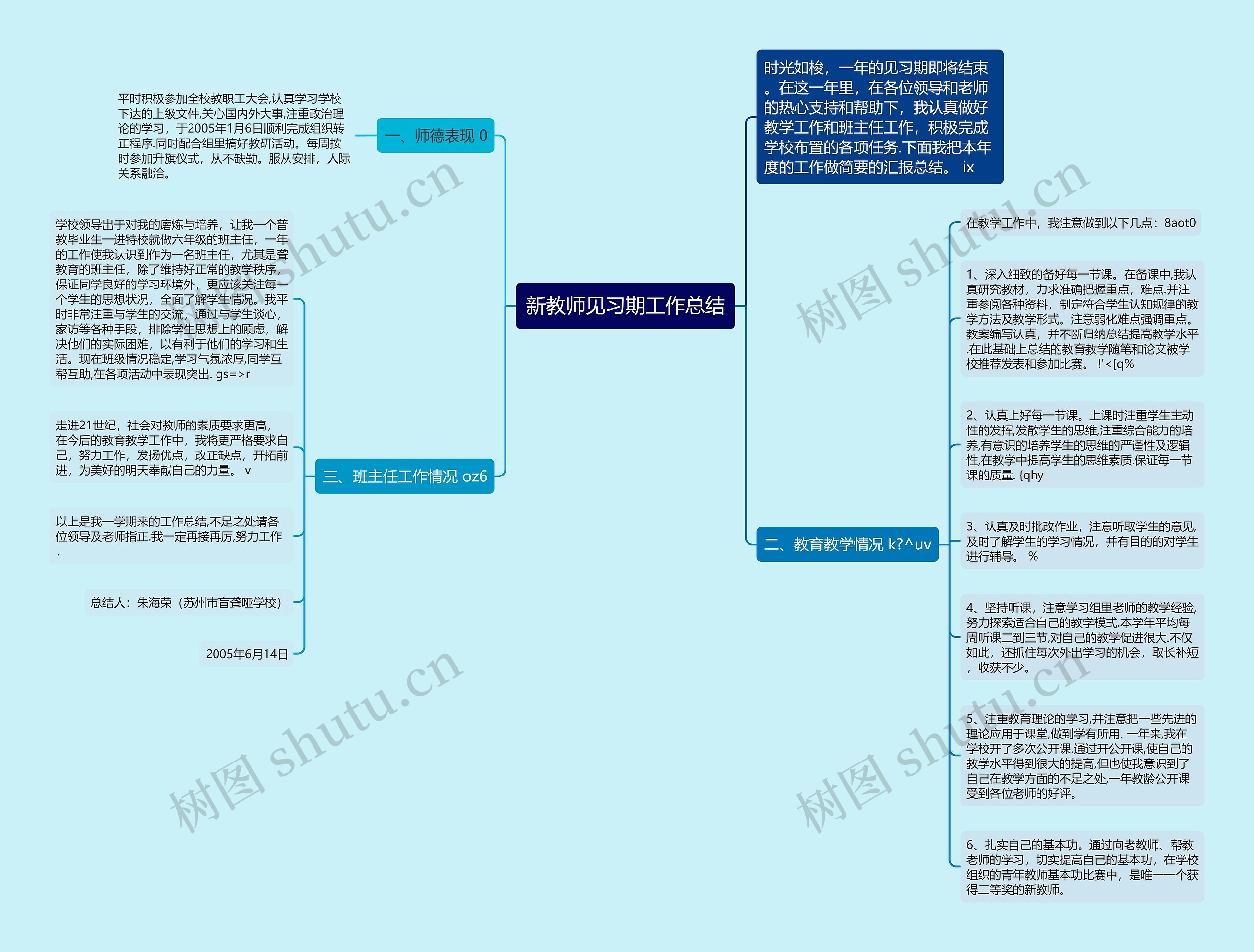 新教师见习期工作总结