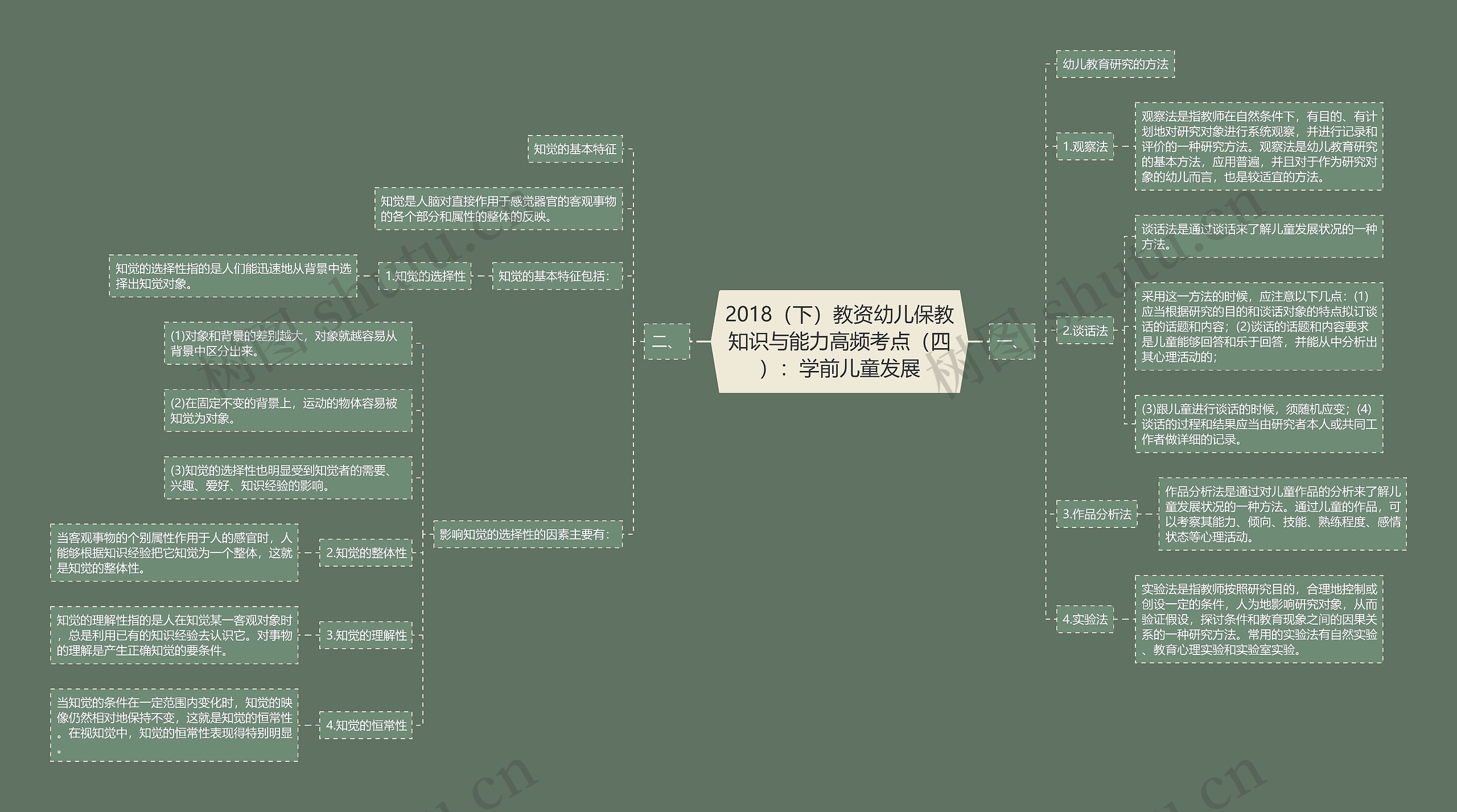 2018（下）教资幼儿保教知识与能力高频考点（四）：学前儿童发展