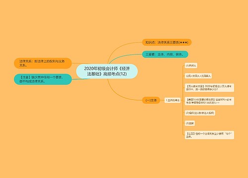 2020年初级会计师《经济法基础》高频考点(12)