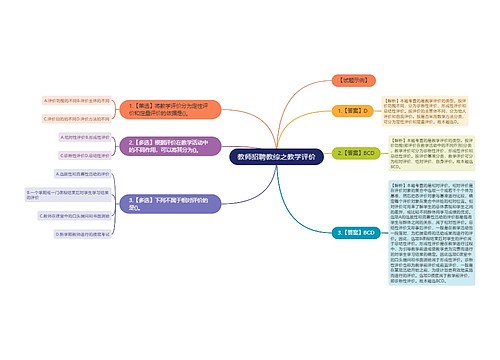 教师招聘教综之教学评价