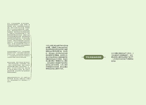 学生会运动会总结