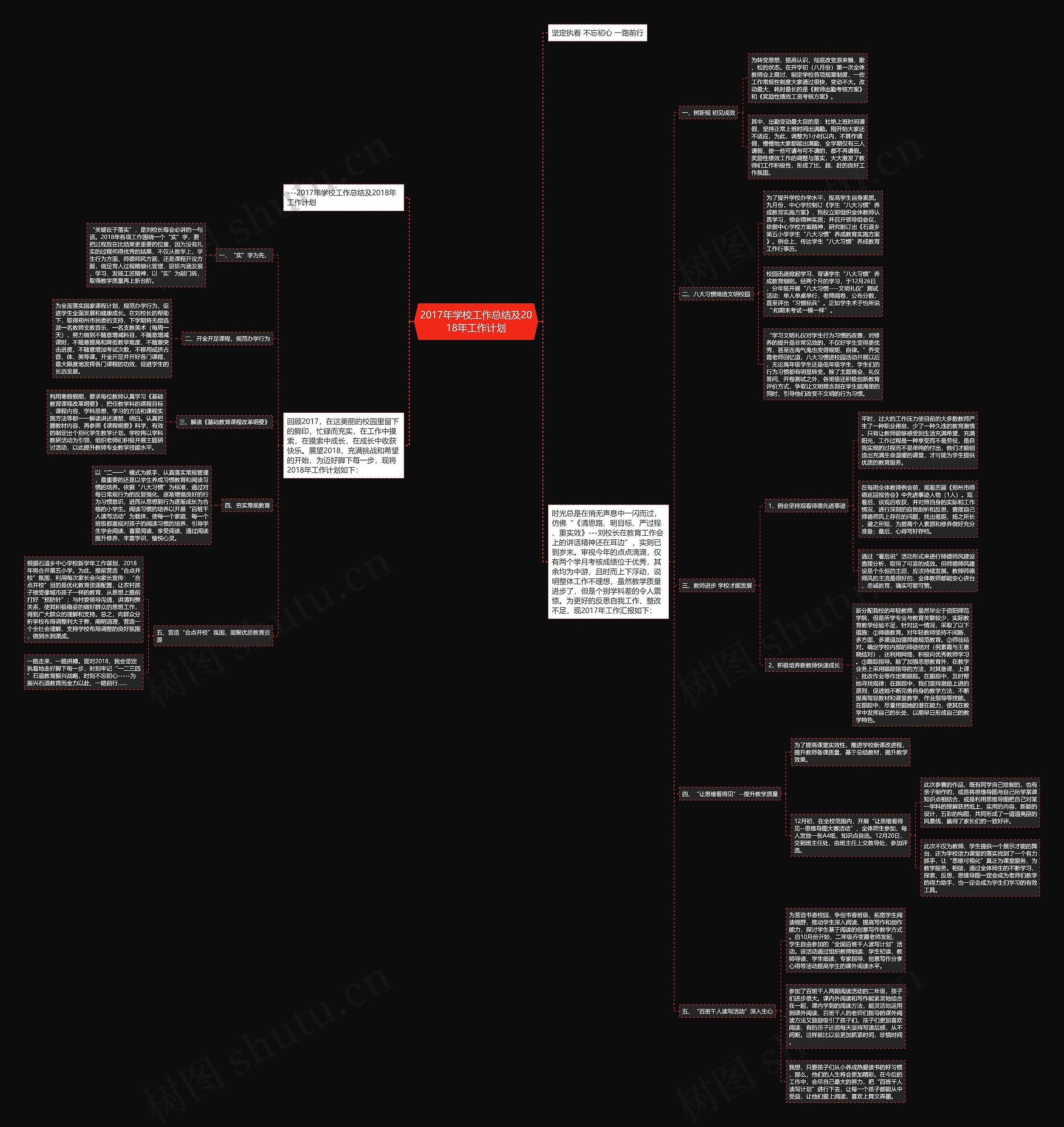 2017年学校工作总结及2018年工作计划 2017年学校工作总结及2018年工作计划
