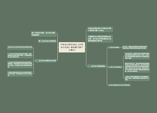 中级会计职称考试《中级会计实务》备考复习第十七章(2)