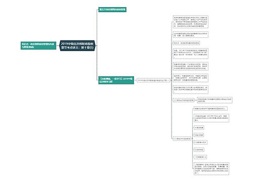2019中级经济师财政税收章节考点讲义：第十章(5)