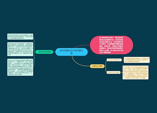 教师招聘试讲中提问要注意