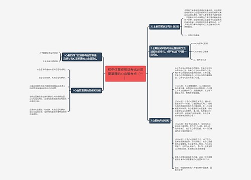 初中体育资格证考试必须要掌握的心血管考点（一）