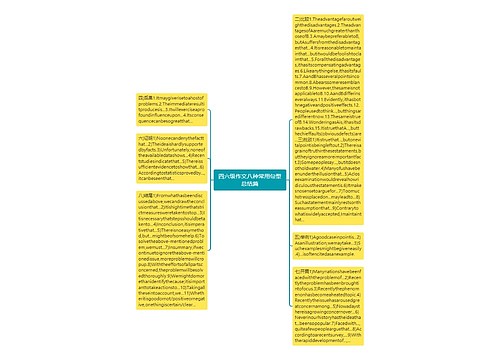 四六级作文八种常用句型总结篇